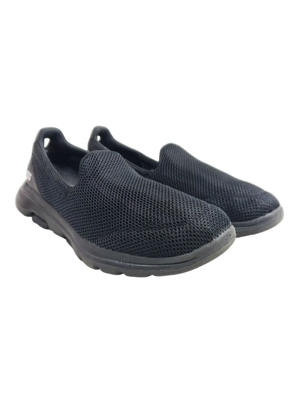 Skechers Womens Size 9 Go Walk-5 Ultra Go Slip-On Shoes Black Lightweight
